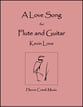 A Love Song for Flute and Guitar Guitar and Fretted sheet music cover
